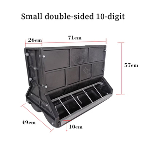 Piglet Welfare Double-Sided Feeder - Durable Plastic Creep Feeder for Early Weaning Success - Product Image 1