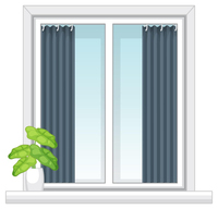 Ventanas Corredizas de Doble Hoja de PVC Impermeables a Precio Reducido, Ventanas de Doble Vidrio para Patio