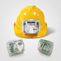 Lampe frontale LED verte pour l'exploitation minière, 20000 Lux, lampe de casque étanche pour travaux souterrains