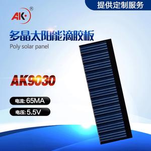 แผงโซลาร์เซลล์ Ak Poly ขนาด 90x30 มม. 5.5V 65mA สำหรับชาร์จไฟฉาย - Product Image 1