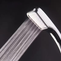 Pommeau de Douche Mural en Acier Inoxydable à Haute Pression avec 6 Modes de Jet, Ensemble de Douche Moderne pour Salle de Bain
