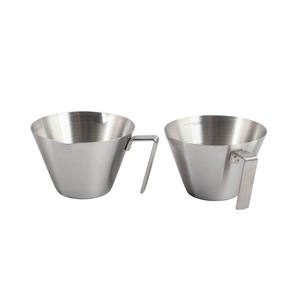 Taza Medidora de Espresso de Acero Inoxidable de 100 ml, Taza de Espresso de Metal con Asa, Escala y Boquilla - Product Image 5