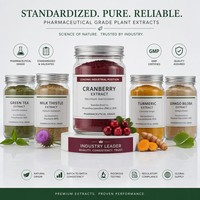Extrait de Canneberge Naturel en Poudre 25% 50% PACs Qualité Alimentaire Certifié Halal Testé HPLC Extrait par Solvant pour la Santé Urinaire