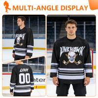 Maillot de hockey sur roulettes personnalisé OEM de haute qualité PUCKPROS, uniforme sublimé 100 % polyester respirant à séchage rapide pour équipe personnalisée