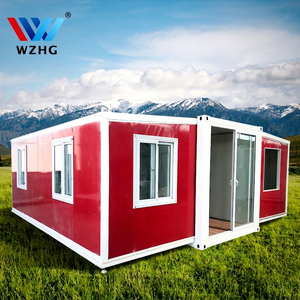 Cómodos diseños de contenedores de casa prefabricada de 4 dormitorios y 2 baños y planos de piso con estabilizador para bosque - Product Image 1