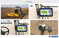 Système de nivellement des terres GNSS pour l'agriculture intelligente avec cartographie de la topographie en temps réel Sunnav AG150
