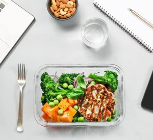 Lot de 8 récipients en verre pour la préparation des repas avec couvercles, boîtes à lunch Snapware pour le stockage des aliments, récipients de cuisine hermétiques pour les restes - Product Image 5