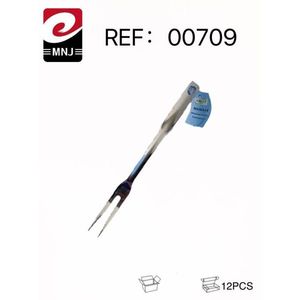 MNJ Fork 00709 Stainless Steel Barbecue Grill Cooking Tool 12Pcs Pack - Product Image 3