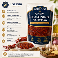 Premium Pittige Kruidensaus # 6 Chinese Chili Hot Pot Dipsaus 500g zak Voedselservice Groothandel OEM Private Label