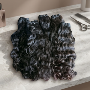Extensions de cheveux indiens vierges Remy à double trame pour une longueur et un volume instantanés - Product Image 3