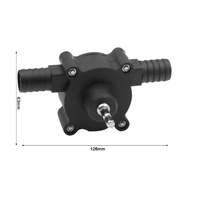 Pompe de transfert de liquide électrique portable mini auto-amorçante pour perceuse, pour huile diesel, eau et autres fluides, outil pour la maison, le jardin et l'extérieur