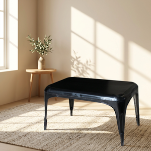 Mesa de Centro Moderna y Duradera de Metal Negro para Sala de Estar, Mesa Baja de Café para Dormitorio, Hecha a Mano para Salas de Estar y Hoteles - Product Image 1