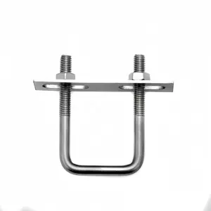 High Strength Bolts Din3570 High Strength And Hardness Stainless Steel M8 Square U Bolt