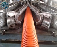 Extrudeuse de plastique électrique pour la fabrication de tubes en PVC/HDPE, ondulé, narguilé, ligne de Production, Machine de fabrication de plantes
