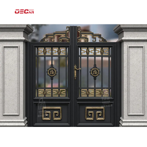Diseños de Puertas Corredizas Principales Económicas Directo de Fábrica, Diseños de Puertas de Hierro Forjado, Puertas Decorativas Simples de Aluminio - Product Image 2