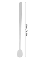 Cuillère à mélanger les bougies en acier inoxydable de 17 cm à long manche pour mélanger la cire, le café, le thé, les bougies (1 pièce)