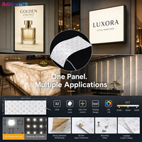 Feuille LED flexible avec lentille, super fine, personnalisée, pour éclairage intérieur, rétroéclairage de comptoir en marbre, sans points noirs