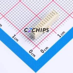 BX-SH1.0-12PLT Wire-to-Board Pin Header SMD,P=1mm Connector 1x12P 1mm Vertical Mount SH - Product Image 2
