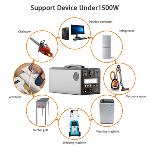 Estación de Energía Portátil, Batería de Respaldo Todo en Uno para Exteriores, para Camping y Emergencias en el Hogar, 73A-1000W/2000W MultiPortAllinOnePowerSol - Product Image 6