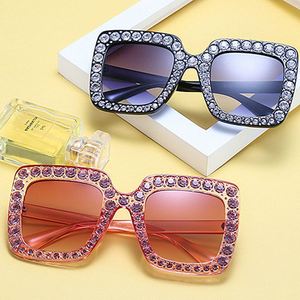 Gafas de Sol Cuadradas de Diamantes con Decoración de Cristal, de Lujo, para Hombre y Mujer, Protección UV400, Nueva Moda - Product Image 5