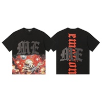 T-shirts pour hommes de haute qualité américains, style hip-hop, imprimé graphique, vêtements de créateur, t-shirt pour hommes