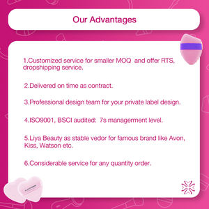 Réglage de la poudre de coussin d'air de maquillage double face violet Assurance qualité Logo et emballage personnalisés pour les cadeaux promotionnels - Product Image 6