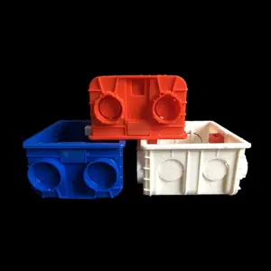 상자 86mm Suppliers-전기 pvc 접속점 boxe 86 작풍 플라스틱 3 방법 PVC 방연제 Connectable 스위치 바닥 상자