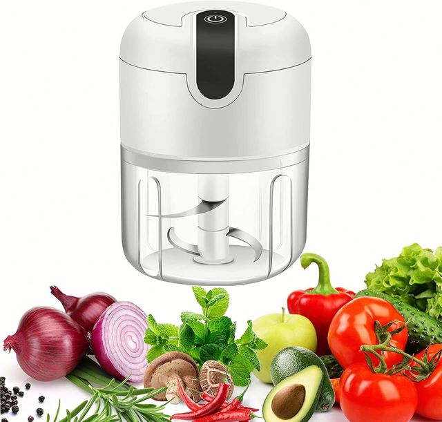 Multi-Functional Modern Wireless Stainless Steel Eco-Friendly Garlic Blender Portable Electric Vegetable Chopper Mini Food