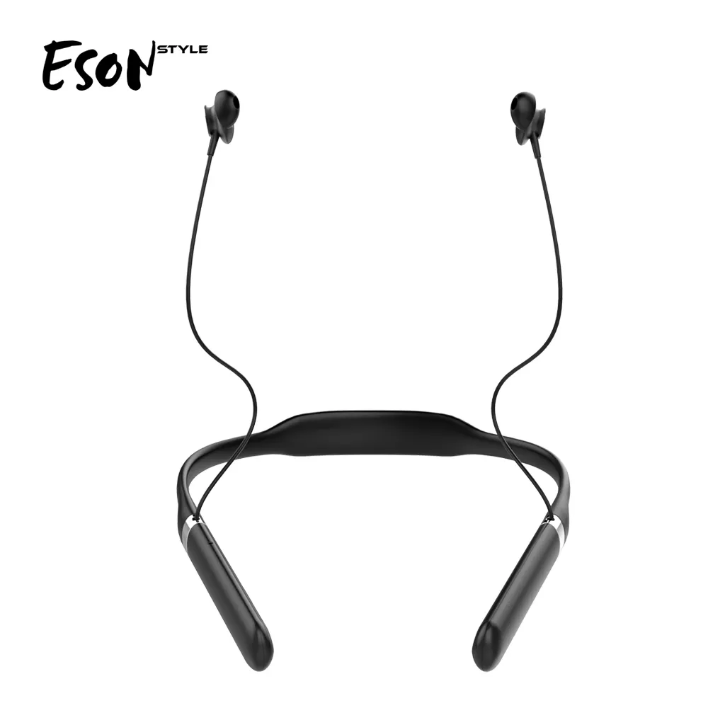 Eson Headset Neckband Bluetooth 5.0, Earphone Nirkabel Tali Leher Gaya Tahan Air