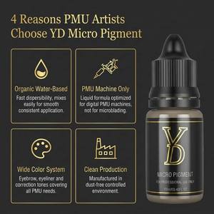 Encre <span class=keywords><strong>de</strong></span> maquillage permanent liquide pour sourcils YD, pigment organique, microblading, tatouage pour maquillage semi-permanent - Product Image 3
