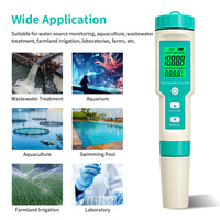 Prix d'usine, mètre de qualité de l'eau 7 en 1, mètre numérique de pH, mètre EC, mètre TDS, OEM ODM