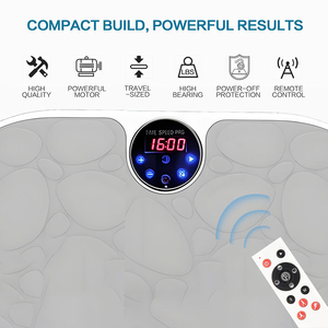 <span class=keywords><strong>Machine</strong></span> d'exercice à plaque vibrante de fitness pour tout le corps à haute fréquence pour le <span class=keywords><strong>drainage</strong></span> lymphatique - Product Image 3