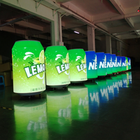 Nouvel écran publicitaire LED haute définition pour réfrigérateur, écran LED intelligent pour bouteille, affichage cylindrique pour réfrigérateur