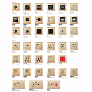 Chất lượng cao chuyển đổi hệ thống vàng bảng điều chỉnh điện tử màn hình cảm ứng ánh sáng ổ cắm khách sạn sử dụng chuyển đổi và ổ cắm - Product Image 2