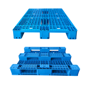 Standard Size 1200*1000mm Steel <strong>bar</strong> Reinforced HDPE Plastic <strong>Pallet</strong> for Rack Stacking Use - Product Image 1