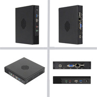 Sharerdp Intel Celeron N4000 Windows 11 Mini PC NUC, Computadora de Escritorio Pequeña con Doble Pantalla HD VGA para Negocios y Hogar