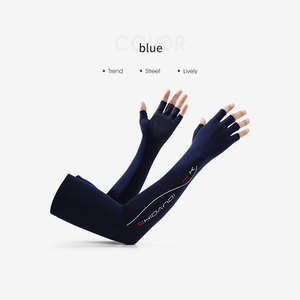 <span class=keywords><strong>Guantes</strong></span> <span class=keywords><strong>Largos</strong></span> de Compresión para <span class=keywords><strong>Ciclismo</strong></span> de <span class=keywords><strong>Verano</strong></span> con Protección UV y Logotipo OEM - Product Image 4