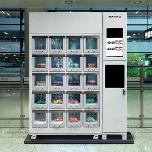 TCN distributore automatico di armadietti refrigerati distributore automatico di finestre trasparenti in vendita