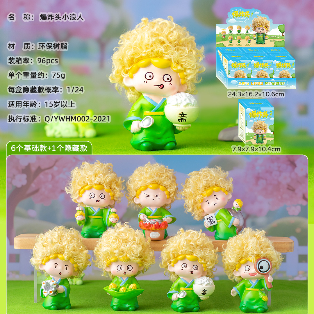 HM213 Afro Pequeño Ronin (6 caracteres)
