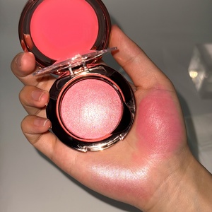 Meistverkauftes Großhandelsprodukt Neuestes Design Angepasstes Logo Glitzer Hochpigmentiert Langanhaltend 2-in-1 Rouge und Highlighter - Product Image 6