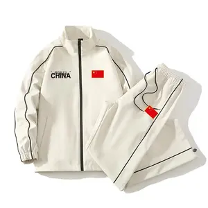 Chine équipe nationale décontracté sport costume hommes femmes printemps automne groupe achat alpinisme randonnée <span class=keywords><strong>veste</strong></span> Polyester/coton - Product Image 4