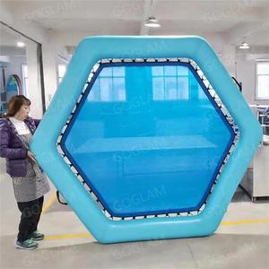 Funworldsport activités nautiques gonflables 10 pieds rond <span class=keywords><strong>gonflable</strong></span> flottant <span class=keywords><strong>eau</strong></span> hamac giantt flottant tapis d'<span class=keywords><strong>eau</strong></span> - Product Image 2