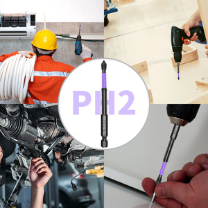 Guest Quality Phillips Screwdriver Bit 90mm D1 PH2 Magnetic Industrial Grade Black Oxide Finish - Product Image 3