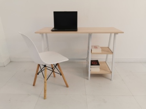 Simple Computer Table Book <strong>Shelf</strong> Storage Office <strong>Desk</strong> TD-1923 - Product Image 3