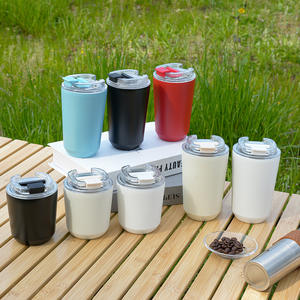 Tasse à café de bureau isolée sous vide en acier inoxydable sans BPA écologique 250ml gobelet étanche avec couvercle pour garder le froid et le chaud - Product Image 1