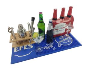 Custom Printed Silicone PVC Bar Mat Rubber <b>Pub</b> Runner Beer Spill Pad Rail Mat Drip Tray Non Slip Service Mat <b>Table</b> Placemat - Product Image 4
