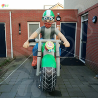 Modèle de moto gonflable publicitaire BOYAN, modèle de moto gonflable géant Abraham pour la promotion en plein air