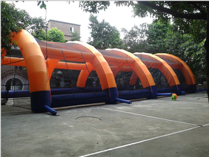 Tienda de <span class=keywords><strong>Paintball</strong></span> de cúpula portátil de arena de <span class=keywords><strong>paintball</strong></span> inflable de gran oferta, arena de <span class=keywords><strong>Paintball</strong></span> inflable con búnkeres - Product Image 4