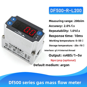Débitmètre de gaz à micro-courant Jiedingli Automation <span class=keywords><strong>DF500</strong></span> - Débitmètre de masse de gaz - Type thermique - Sortie RS485 - Product Image 2
