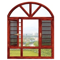 Ventana de Aluminio con Doble Vidrio Insonorizado y Marco Arqueado